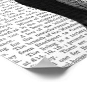 Poster Moustache de taureau français et de doigt (Coin)