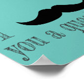Poster Moustache toi une question (Coin)