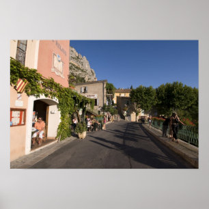 Poster Moustiers-Sainte-Marie, Provence, France. 2