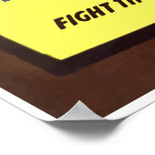 Poster Moustique du paludisme — frontière (Coin)