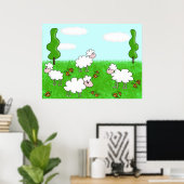 Poster Mouton (Bureau à domicile)
