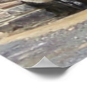 Poster Mouton à la porte (Coin)