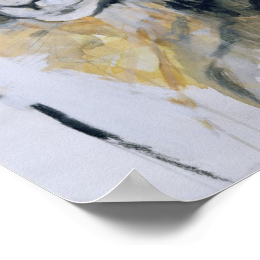 Poster Mouton à longue corne (Coin)