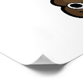 Poster Mouton arrive drôle de caca jeu de mots (Coin)