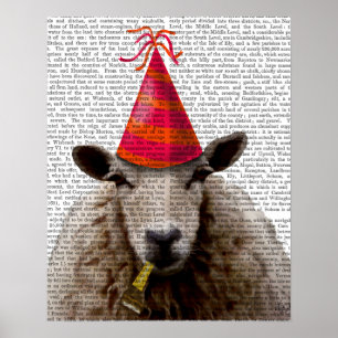 Poster Mouton de fête