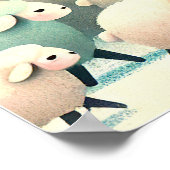 Poster Mouton endormi (Coin)