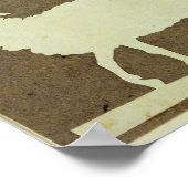 Poster Mouton et mouton avec agneau (Coin)