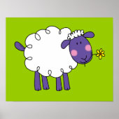 Poster mouton laineux (Devant)