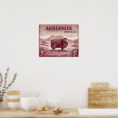 Poster Mouton mérinos australien 1934 (Cuisine)