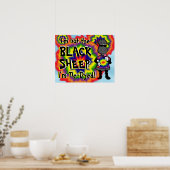 Poster Mouton teint cravate -2 (Cuisine)