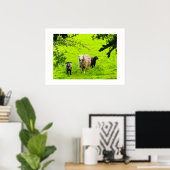 Poster Moutons (Bureau à domicile)