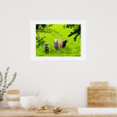 Poster Moutons (Cuisine)