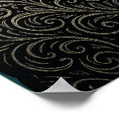 Poster Moutons bouclés fantaisistes et cool (Coin)