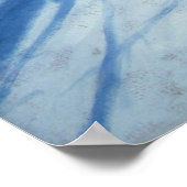 Poster Moutons dans la neige Derbyshire (Coin)