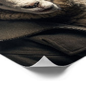 Poster Moutons dans les vêtements humains (Coin)