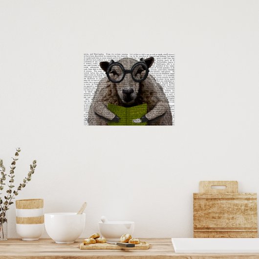 Poster Moutons intelligents (Cuisine)