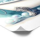 Poster Moutons pour bain moussant (Coin)