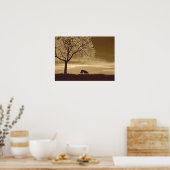 Poster "Moutons sur l'Horizon 3"~Poster Collie frontalier (Cuisine)