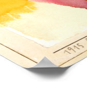 Poster Mouvement des chambres voûtées, Paul Klee (Coin)