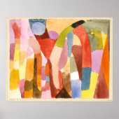 Poster Mouvement des chambres voûtées, Paul Klee (Devant)