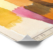 Poster Mouvement des chambres voûtées | Paul Klee (Coin)