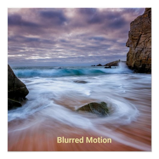 Poster Mouvement Flou (Devant)