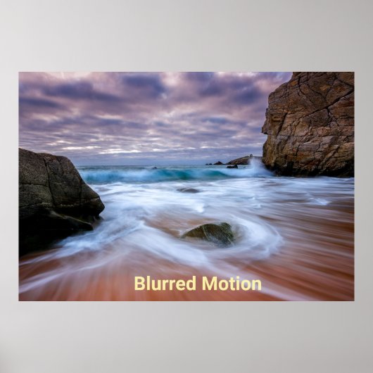 Poster Mouvement Flou (Devant)