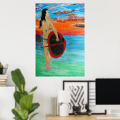 Poster Mouvement océanique (Bureau à domicile)