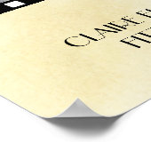 Poster Movie Film Strip Photo Collage Mariage Bienvenue (Coin)