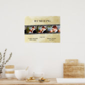 Poster Movie Film Strip Photo Collage Mariage Bienvenue (Cuisine)