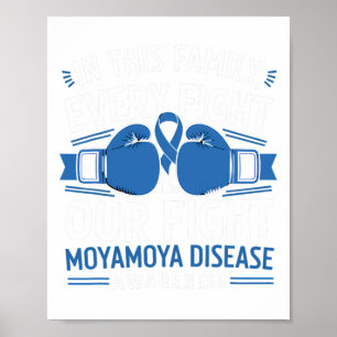 Poster Moyamoya Sensibilisation Chaque Combat Est Notre B