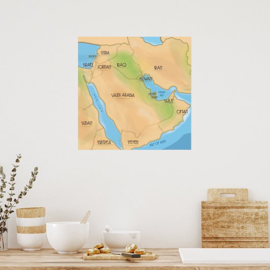 Poster Moyen-Orient (Cuisine)