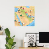 Poster Moyen-Orient (Bureau à domicile)