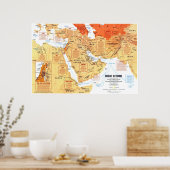 Poster " Moyen-Orient : Le Moyen-Orient en 1980... (Cuisine)