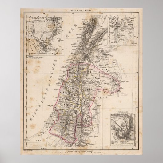 Poster Moyen-Orient, Palestine (Devant)