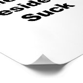 Poster Moyenne des présidents Suck (Coin)