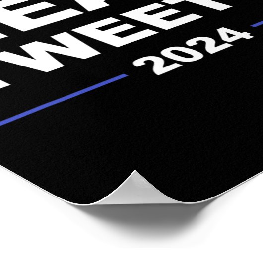 Poster Moyenne Tweets & amp ; Trump 2024 Groupe D'Équipem (Coin)