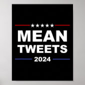 Poster Moyenne Tweets & amp ; Trump 2024 Groupe D'Équipem (Devant)