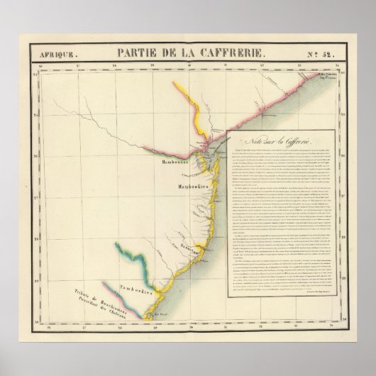 Poster Mozambique, Afrique du Sud 52 (Devant)