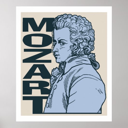 Poster Mozart (Devant)