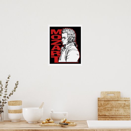 Poster Mozart (Cuisine)