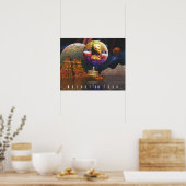 POSTER MOZART EN VISITE (Cuisine)