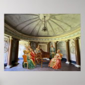 Poster Mozart Jeu de clavecin (Devant)