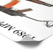 Poster MPi-AKS-74N Allemagne de l'Est 1989 (Coin)