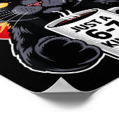 Poster Mpy 6 7 Meme Cat Funny Gen Alpha Six Seven Cat Lov (Coin)