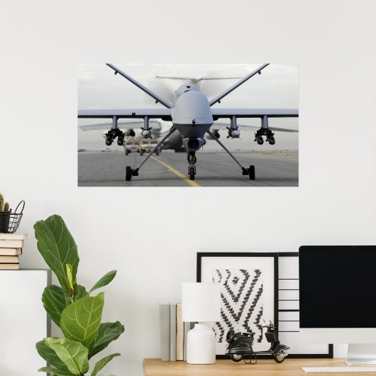 POSTER MQ-9 (Bureau à domicile)