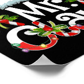 Poster Mr And Mrs Claus Couples Matching Christmas Pajama (Coin)