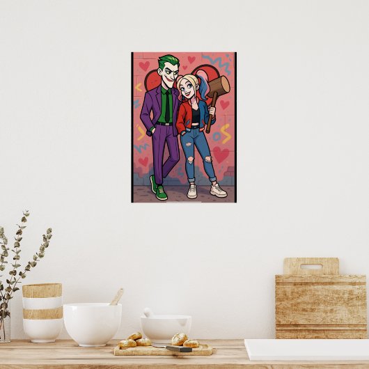 Poster Mr and Mrs Joker (Cuisine)