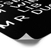 Poster Mr M R Ducks T, Funny Duck Lover, Waterfowl Quote (Coin)