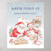 Poster Mr & Mrs Claus Christmas Cookies  (Devant)